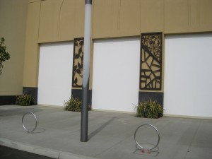 Thank you Westfield/NLF for remembering to install these attractive bike racks. Kudos to you!
